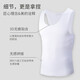 [Secretless lightweight ice silk] Sports vest vest men's high-end loose hurdle vest quick-drying sleeveless T-shirt men white XL
