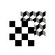 Yusenyi Cerámica completa Nordic 60*60 baldosas de flores en blanco y negro Tienda de ropa de restaurante Baño Anti-Slip Store Tiles de piso resistente al desgaste 6623 600*600