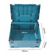 MAKITA tool box combination box large car storage box tool box plastic carrying box No. 3 quick connection box 199854-1