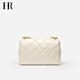 HR Helena Bag Women's Bag Fashionable and Versatile Diamond Chain Bag Women's Armpit Top Layer Cowhide One-Shoulder Crossbody Women's Bag