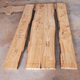 Yonghuan old elm solid wood one-line partition board log wood board special shape natural side river table wooden board whole board log color 4877+4878 postage on payment