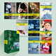 Série de librands Oxford English-Chinese Bilingual Materials Materials Matterned Version de la première, deuxième, troisième, quatrième, cinquième, sixième, 123 456, élémentaire et junior avec des exercices audio Réponses, après l'évaluation de la lecture, le niveau de vente à chaud, le niveau de score élevé, les volumes de lecture extracurriculaire pour le secondaire, le troisième niveau 2 2, 12 volumes