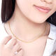 RSRDDY Lao Fenghuang Gold Store's same necklace 999 women's fine clavicle chain O-shaped chain gold-plated chain for my wife 18k gold 0-shaped necklace Lao Fengxiang's same style