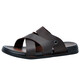 Jinlilai Gy Cowhide Casual Men's Sandals Летние открытые анти-скользкие износостойкие.