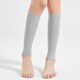 
HKDA air-conditioned room calf protection warm cover sports leg protection ankle protection summer thin foot protection ankle protection ankle socks protective gear dark gray [long style 50CM]L (recommended 12529