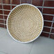 Sanqihu big iron pot straw woven pot lid steamed pot lid hand-woven high reed grass lid steamed bun straw hat lid household iron pot stewed outer diameter 7374 cm edge wrap