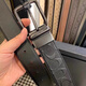 
Coach men's belt casual double-head print belt pin buckle version buckle carriage buckle width 3.8 gift box 120cm Chinese Valentine's Day classic print gun color carriage buckle + gun color c buckle