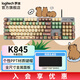 罗技（logitech）K845机械键盘LINE FRIENDS联名机械键轴有线机械键盘电竞游戏台式外接笔记本电脑卡皮巴拉键盘礼物 【K845+卡皮巴拉】红轴