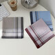 
OEMG men's middle-aged and elderly handkerchiefs, cotton thin old fashioned nostalgic carries soft pure cotton sweat-absorbing handkerchief, old fashioned (3 packs) about 39CMX39CM