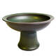 Yonghuan nimmt die beleidigten alten antiken alten hochbeinigen Vase alte Gegenstände neuer chinesischer Teeraum Ornamente Literati Blumenarrangement Utensil japanischer Stil Emerald Green Nummer 1278 einsame Blumenutensilien Medium