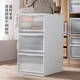 Boîte de rangement Yonghuan Tiroir en plastique Vêtements ménagers Armoire Boîte de rangement Boîte de rangement transparent Boîte d'organisation transparente 9227 Deep 44 Largeur 34 Hauteur 19 Prix One-Pack 365 jours / dix ans Garantie / Dégâts