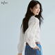 Evely Heavy Industry Hollow Embroidered Necklace Small Top 2025 Summer New Small Top Women White L 120-135Jin [Jin equals 0.5 kg]