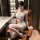 Feimu original design sexy underwear sexy pure desire flirting perspective uniform seductive pajama suit dating qqny ZY6174 Earl daughter 6174 black and white [all size