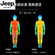 JEEP SPIRIT轻奢高端冰丝运动套装男夏季2025新款速干短袖t恤跑步健身篮球服 9901黑灰套装 M