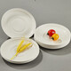 Mengting disposable plates, picnic plates, no-wash disposable tableware plates, 20 pieces