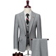 TPZBWG Brand de gamme haut de gamme Waffle Suit Costume Suit Suit pour hommes 2025 Nouvelle entreprise Casual Formal Suit en trois pièces Navy Blue Blue Two-Piece Set M M
