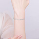 Chinese jewelry PT950 step by step lotus platinum lotus Kaifuya women's bracelet as a birthday gift for girlfriend and wife 54# about 21g