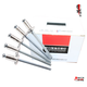 Lishi Batch Core Pulling Rivet Rivet Rivet Aluminium Rivet Round Head Center Pulling Rivet Willow Nail Pulling Nail M 2.4 * 91000 Pack