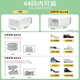 Chuangjingyixuan transparent shoe storage box thickened shoe box flip shoe storage folding storage box drawer type transparent shoe cabinet plastic small size medium size (independent back cover) + small size - specific size reference SK 0x0x0cm