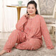Yu Senyi 300Jin [Jin est égal à 0,5 kg] Fat Extra-Large Taille des femmes Taille extra-large de la taille extra-large de l'automne 300jin [Jin est égal à 0,5 kg] manches longues plus la taille plus de taille plus 9274 Bleu de taille moyenne xl135 à 160jin [Jin est égal à 0,5 kg]