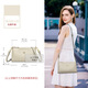 
Reessy International First-line Brand Small Square Bag Women's 2025 New Black Mom Bag Fashion Light Luxury Dual-Use Crossbody Bag Black