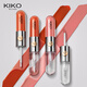 KIKO Mingcai double-ended lip glaze 132 bean paste color non-stick cup non-fading lipstick lipstick for girlfriend