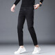 
High-end black nine-point jeans men's Korean style slim feet autumn trendy brand elastic 9-point casual pants men 1048-9-point black 28 waist 2 feet 1