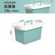 Citylong Storage Box Haushaltsplastik extra-großer Aufbewahrungsspielzeug Aufbewahrungsbox Kleidung Sortierbox Auto Kofferraum Storage Box X-6174 Koffer 8L Primrose Blau
