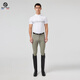 Marcel Bisset Spring y verano Menigrando a caballo para hombres Semi-Silicone Semi-Silicone sin deslizamiento Niños transpirables Barrios ecuestres para hombres 627/012/681 A-Gray (tecnología de piel de hielo, frescura de larga duración) 34 (2 pies 7)