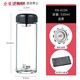 Xino XN-6193 6195 6196 Group de copa de agua de vidrio de una sola capa Compra de regalos Regalos de impresión Copa Logotipo de impresión con filtro 6196 Color natural-con portada de PU 530 ml nuevo modelo