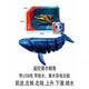 鹿珞潜水艇玩具水下带摄像头德国电动仿真摇摆鲨鱼可下水潜水艇带摄像 蓝色遥控鲸鱼[可下潜可喷水] 官方标配