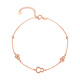 Water shell gold 18K gold gourd bracelet. 18K rose gold gourd bracelet as a holiday birthday gift for girlfriend. 18K rose gold gourd bracelet is about 1.3 grams. The more you pay, the less you pay.