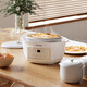 Tianji electric stew pot, electric stew pot, water-proof stew pot, soup pot, stew pot, baby food porridge pot, healthy bird's nest stew pot, white porcelain gallbladder DGGD23A183BBW 1.8L