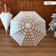 Mifei Transparent Umbrella Автоматический солнечный дождь с длинной ручкой складывающаяся двойная карикатура Симпатичная мультфильма Fresh Children Ins Студент Утолщенный Annuo Shu A3882 Red Boots Red Apple