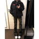 Fumile American rétro Camouflage Jeans Men's Automn Trend Vibe High Street CleanFit Slim Pantal