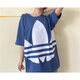 
Adidas (adidas) Clover Male Couple Classic Large LOGO Casual Short Sleeve T-Shirt FM9902 FM9903 FM9904 FM9902 Male XS 32