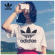 阿迪达斯 （adidas）女装夏季新款透气圆领短袖t恤运动休闲时尚半袖 CV9889 XS