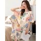 Arctic velvet (Bejirog) pajamas for women in summer new thin short-sleeved cropped pants cute cartoon girl can wear large-size home clothing suit D679 short-sleeved cropped pants M Women's weight 70-95 Jin [Jin equals 0.5 kg]