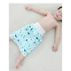 Wusuo bébé couches jupe pantalon lit mouiller artefact bébé fuite étanche à grande taille grande taille de couches lavables pavé à couches à couches hautes à la taille haute jupe mourre m (0-4 ans)