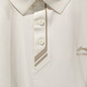 Kurzärärmelte Polo-Shirt von Männern 2025 Summer New Honor Serie Casual Lapel T-Shirt APLV673 Champagner Weiß APLV673-1 2XL