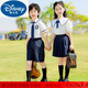 迪士尼（Disney）学生校服园服小学生夏学院风男生套装儿童幼儿园园服校服班服短袖 6630 炫白 夏款男 套装 100
