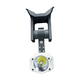 HUAGUANGYI HYBX9712 Luz de emergencia portátil (unidad de precios: blanco)