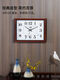 Living room wall clock mute bedroom office hanging table simple calendar clock household quartz clock perpetual calendar 6626 silver grey upgraded calendar 4934 cm