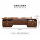 Ningqiu Luoge (NICHLORT) boss desk new Chinese style Zen atmosphere desk high-end president desk chairman's room furniture ebony wood customized 3.2 meter desk