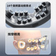 WayourCare德国眼部按摩仪护眼仪 热敷眼罩眼部蒸汽雾化父亲节礼物点震式儿童眼睛按摩器送妈妈女友男生长辈 白色款 礼盒装