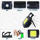Portable multifunctional mini keychain light keychain work light*3 pcs