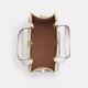 Coach (Coach) New Damenmodentrend One-Shoulder Hand-to-Wear-Einkaufstasche Light Khaki mit weißem CQ878Imdqc
