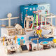 Tongmengzi Kinderwissenschaft kleiner Experiment Set Primary School Schüler Dampfspielzeug Physik Experiment DIY Handgemachtes Material Geschenk 16 Stücke alter Erfindung (beweglicher Typ Druck + Papierherstellung + Webmaschine