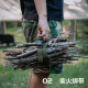 斑纳塞户外捆绑带插扣行李箱货物固定提手收紧绳背包帐篷睡袋打包捆扎带 军绿色【2条装】