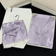 Antarktische grenzüberschreitende Pyjamas Kurzärärmelte Revers-Strickjacken sexy Spitze Einfache Home-Kleidung Set LW9214# M 170 [Vorgeschlagen 80-100jin [Jin ist 0,5 kg]]